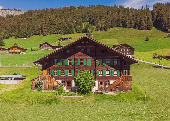 דירה Chalet Roesi - Ferienwohnung Mit Hot Pot & Bergsicht